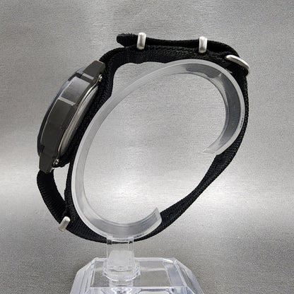 Casio Illuminator Watch Men 44mm Digital Silver LCD Alarm Chrono W87H New Batt6