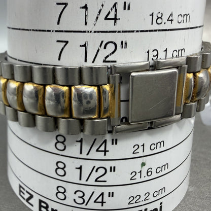 Tissot Seastar Watch Men 32mm White Dial Two Tone Date Round T251 New Batt10