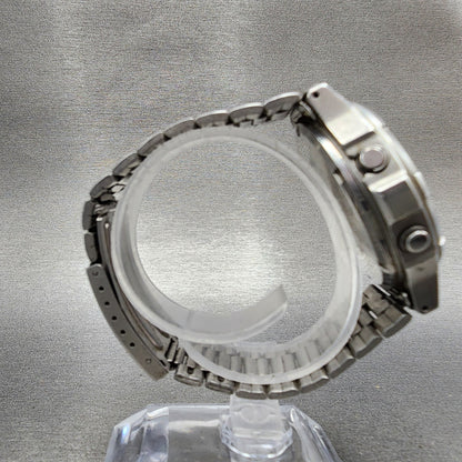 Casio DW3600 Telememo 30 Watch Men 41mm Digital Steel Round VTG PARTS9