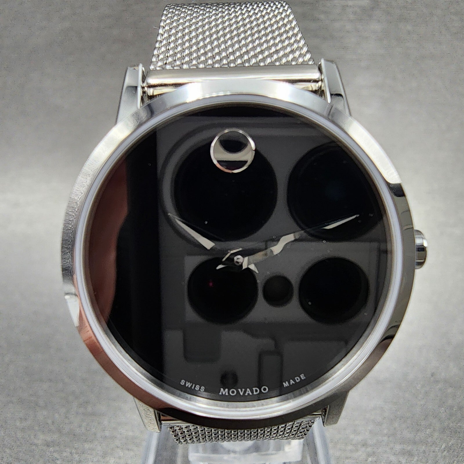 Movado Museum Classic Watch Women 28mm Black Dial Stainless steel Round 06072201