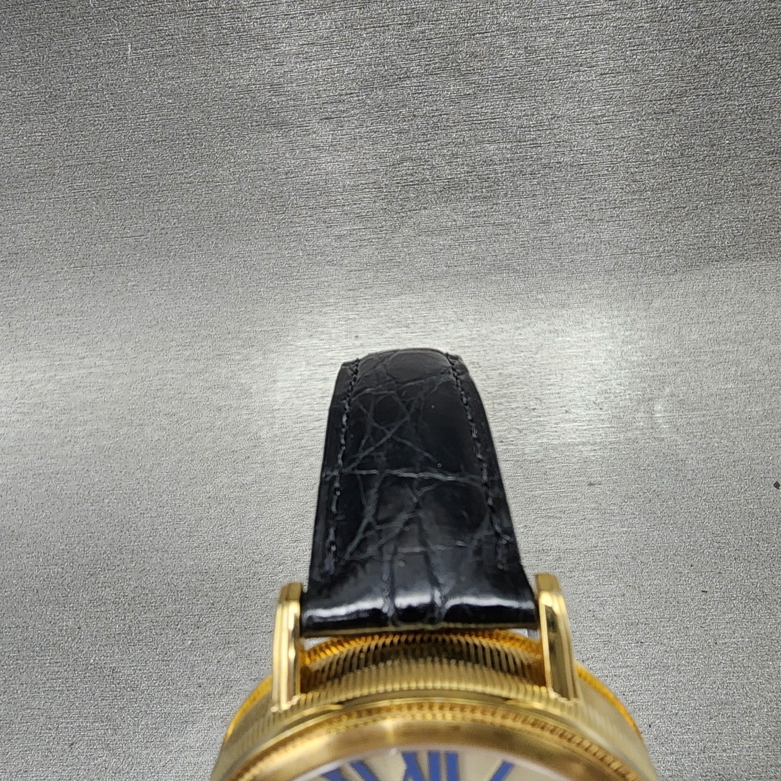 Stauer Tourbillon Watch Men 43mm Cream Dial Gold Tone Moonphase 18758 PARTS5