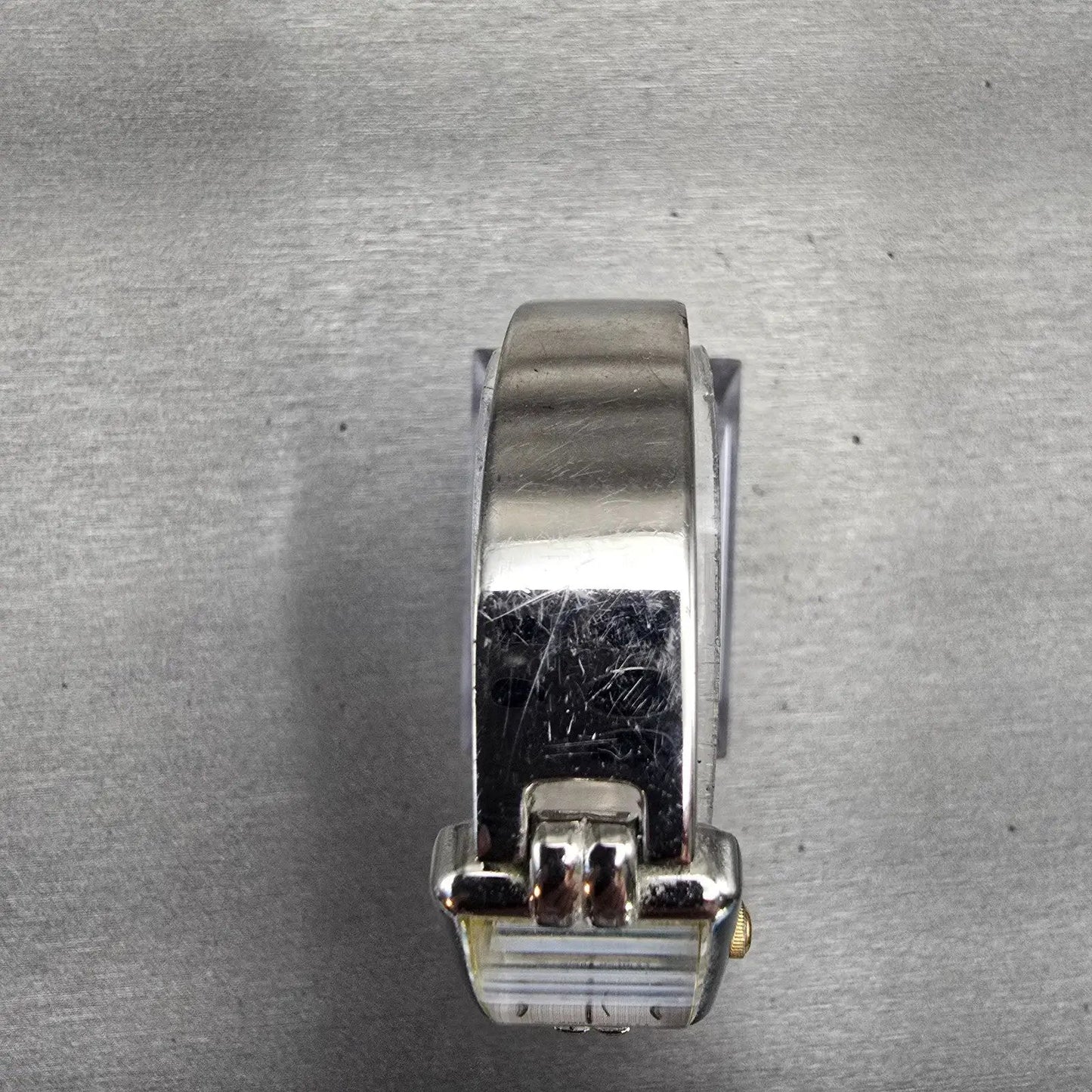 Seiko Watch Women 18mm White Dial Silver Tone Rectangle V401-6279 New Battery4