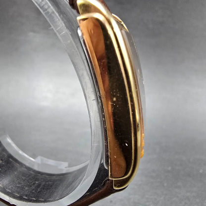Hamilton Tank Watch Women 18mm Silver Dial Gold Tone Rectangle 6266 New Battery4