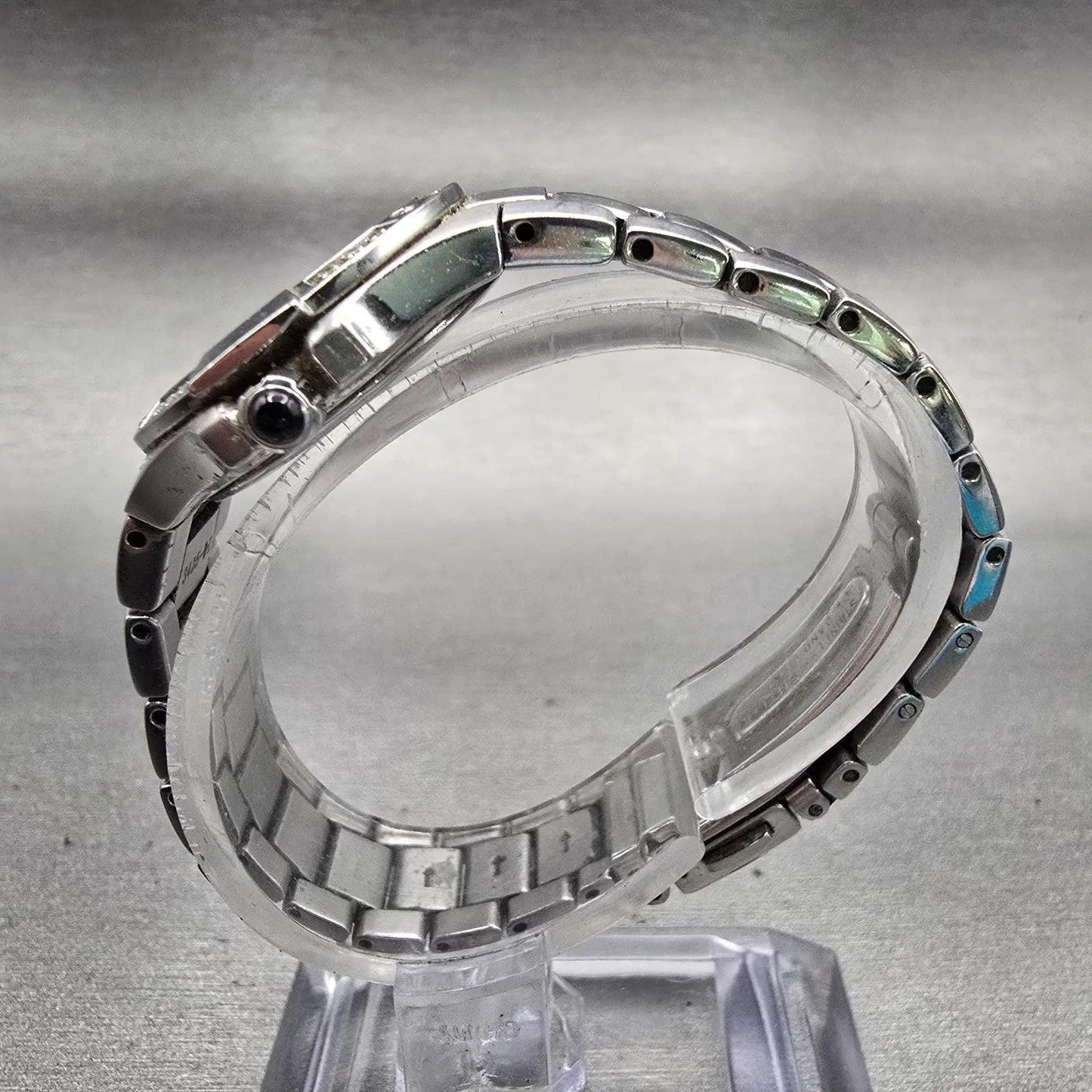 Seiko Coutura Watch Women 26mm MOP Dial Silver Tone Diamonds 7N82-0CG0 New Batt6
