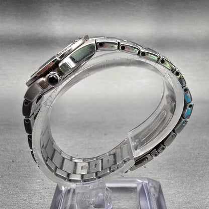 Seiko Coutura Watch Women 26mm MOP Dial Silver Tone Diamonds 7N82-0CG0 New Batt6