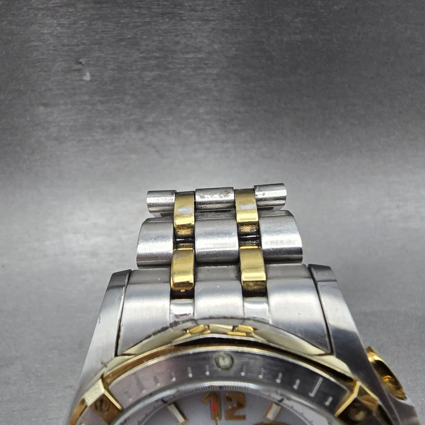 Citizen Eco-Drive Chronograph Watch Men 44mm White Dial Steel Perpetual Calendar4