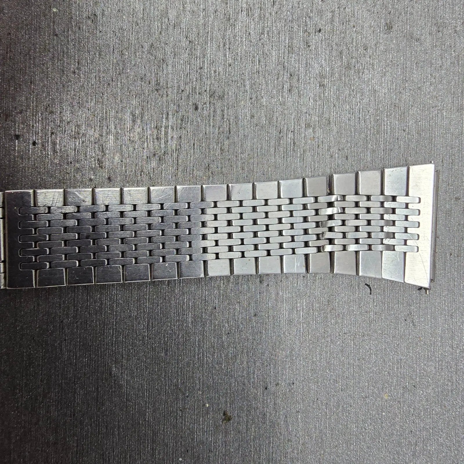 Seiko Bracelet 19mm Stainless Steel Silver Tone Vintage LA07A Japan READ!!!!!!!13