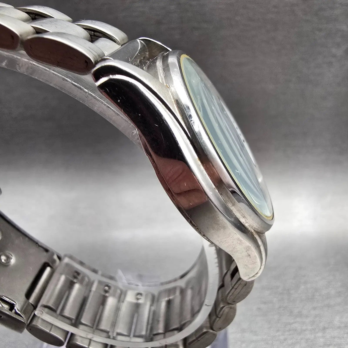 Seiko Alba Watch Men 33mm White Dial Silver Tone Round V501-0BN0 New Battery3