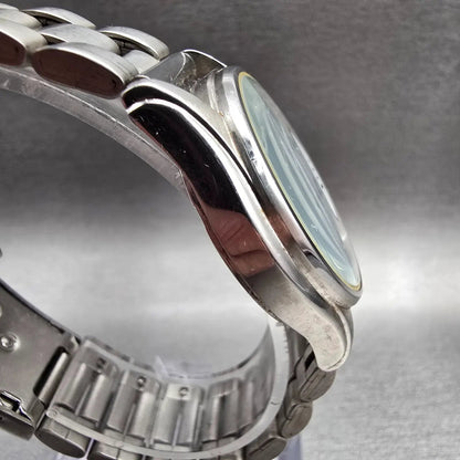 Seiko Alba Watch Men 33mm White Dial Silver Tone Round V501-0BN0 New Battery3