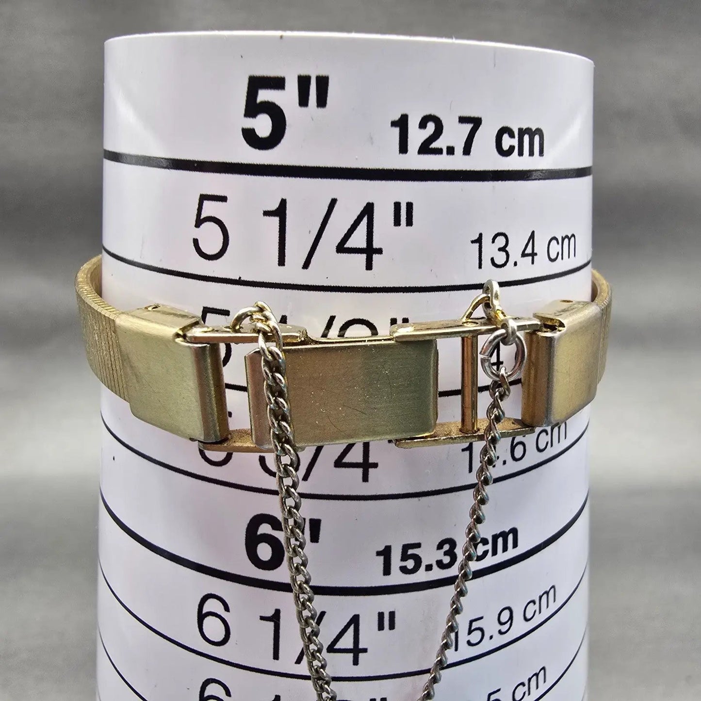 Citizen CQ Watch Women 16mm Gold Dial Gold Tone Oval 3220-S16881 New Battery VTG9