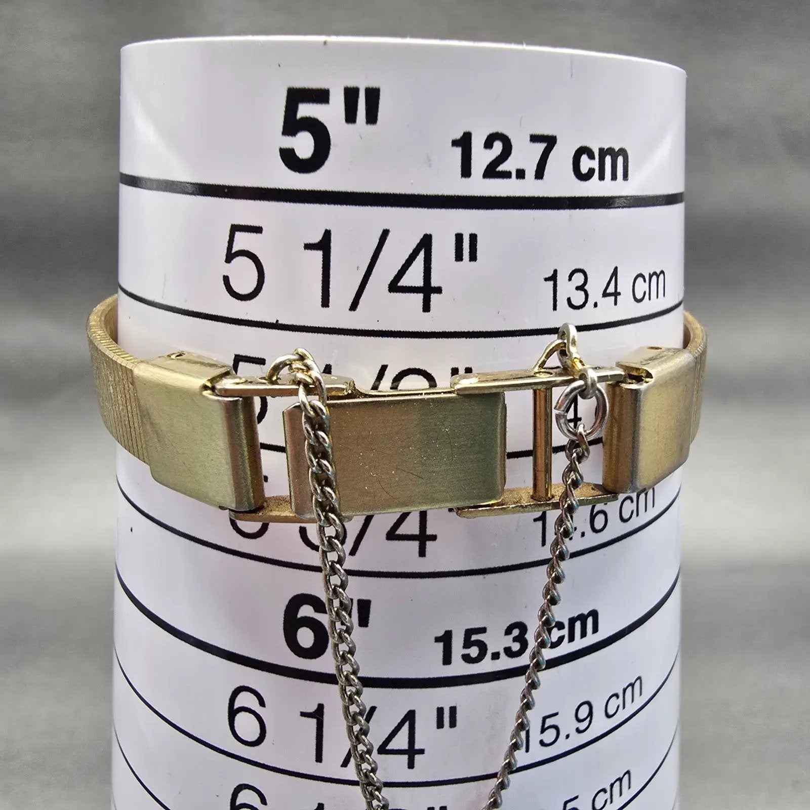 Citizen CQ Watch Women 16mm Gold Dial Gold Tone Oval 3220-S16881 New Battery VTG9