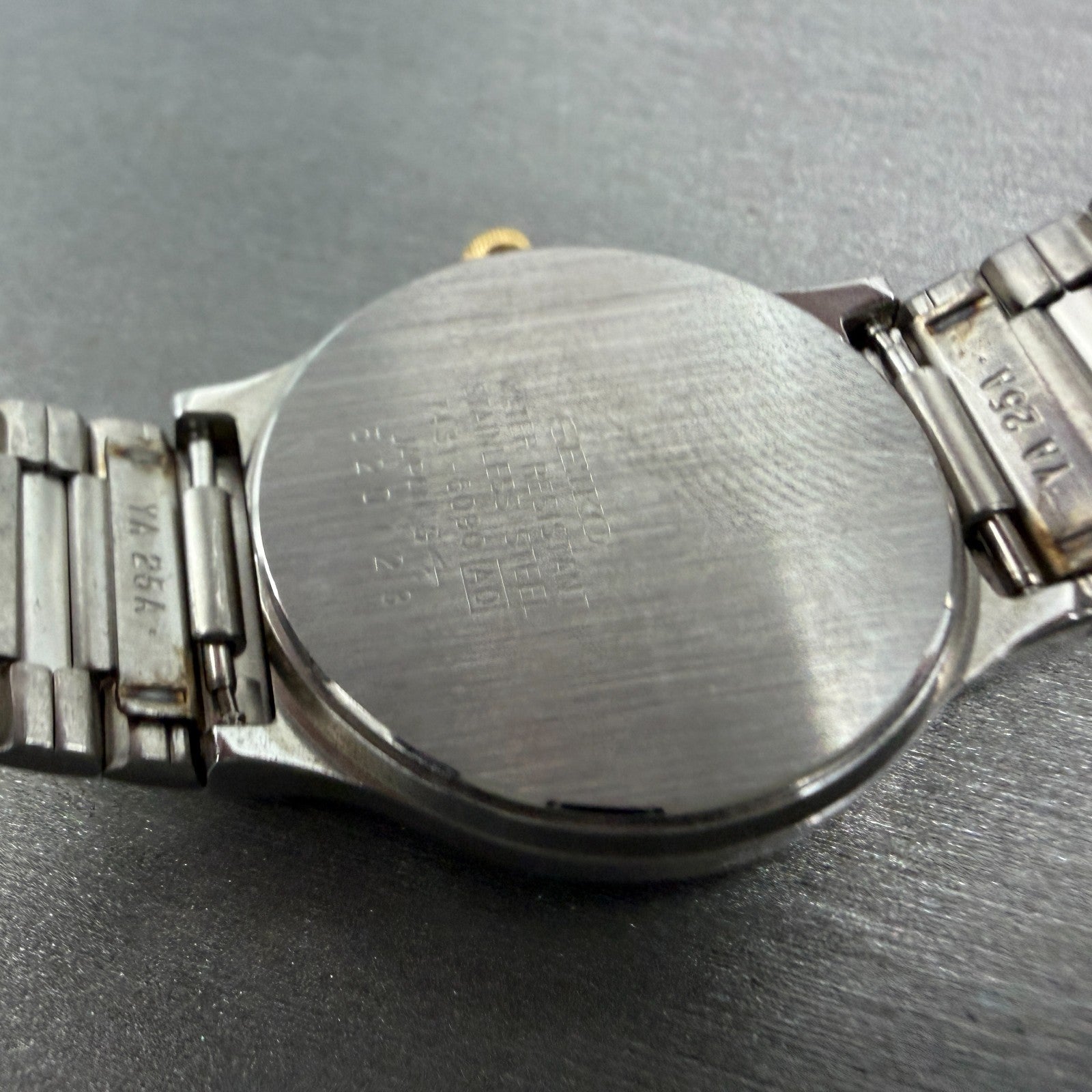 Seiko Watch Women 29mm Champagne Dial Silver Tone Round 7431-6090 New Battery9