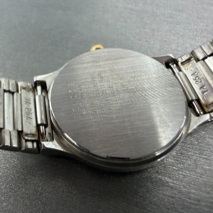 Seiko Watch Women 29mm Champagne Dial Silver Tone Round 7431-6090 New Battery9