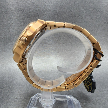 Gevril GV2 Potente Watch Men 39mm White Dial Rose Gold Tone Date Automatic 18102