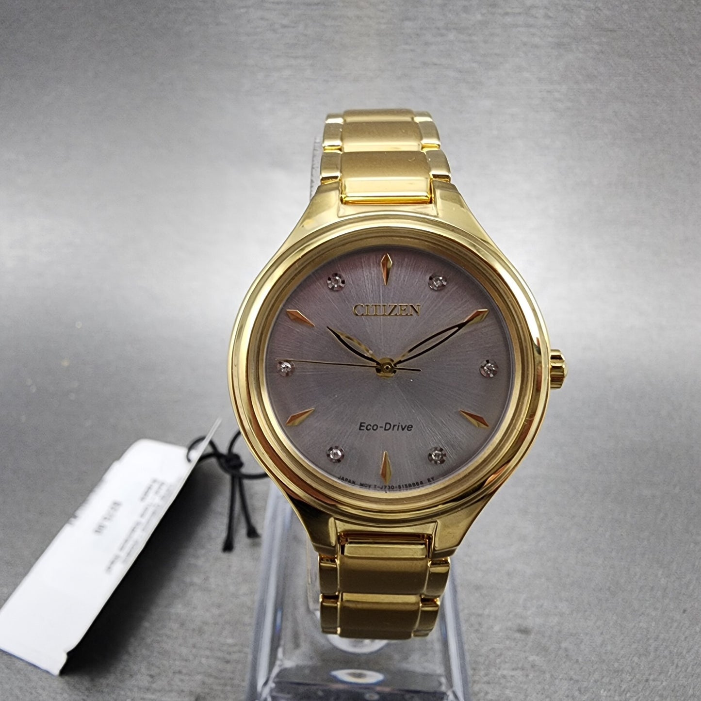 Citizen EcoDrive Corso Watch Women 29mm Silver Dial Gold Tone Round Works0