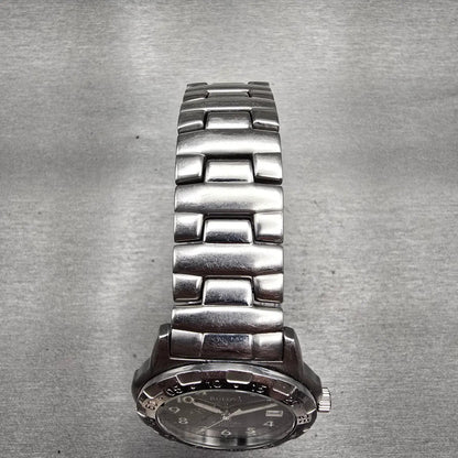 Bulova Millennia Watch Men 36mm Black Dial Silver Tone Date Round 96B46 New Batt5