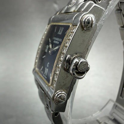 Philippe Charriol Colvmbvs Watch Women 20mm Black Dial Steel Diamond Bezel Works2