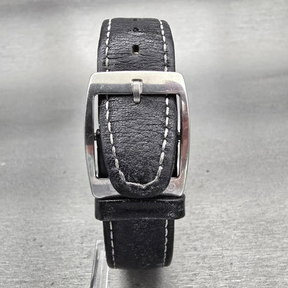 Swatch Irony Twirl Watch Men 37mm Black Dial Silver Tone Date YGS428C New Batt7