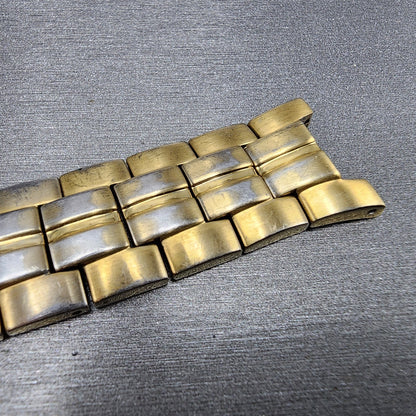 Seiko 32S2ZI Watch Bracelet 21mm Gold Tone Stainless Steel6