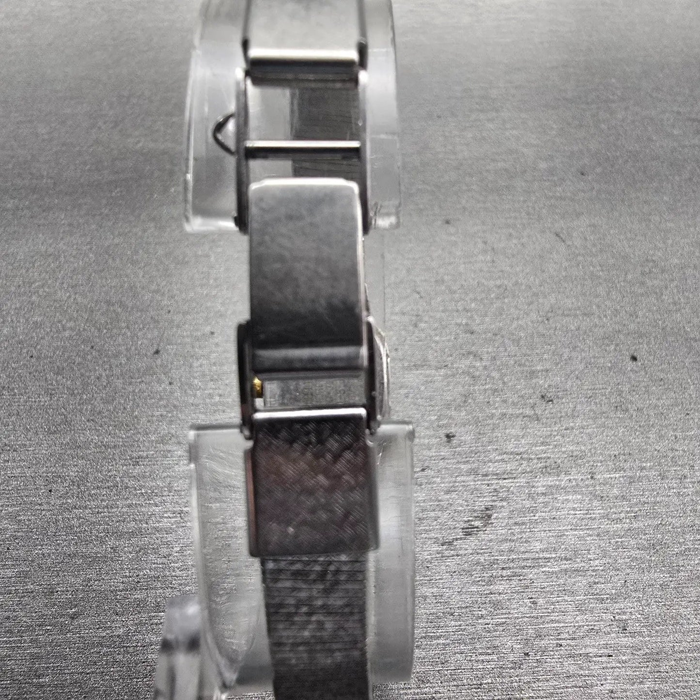 Citizen Watch Women 17mm Gray Dial Two Tone Rectangle 3220-321448 New Battery7
