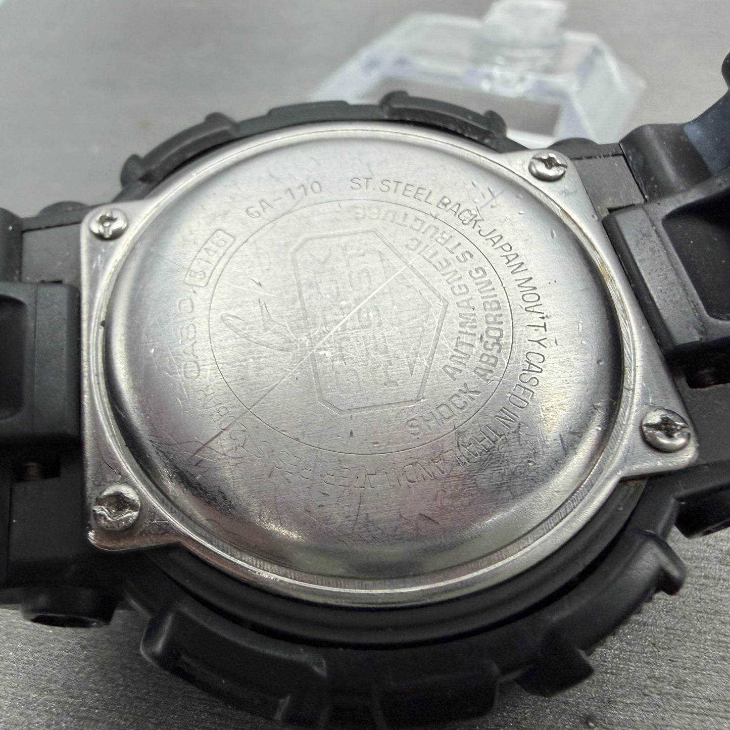 Casio G-Shock GA-110 Watch Men 51mm Ana Digi Black Alarm Chrono New Battery AJIK9