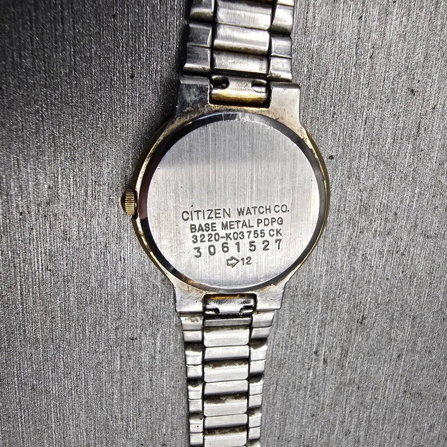 Citizen CQ Watch Women 23mm Black Dial Two Tone Round 3220-K03755 New Battery10