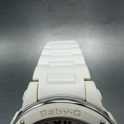 Casio Baby-G Watch Women 43mm Analog Digital White Alarm Chrono BGA-152 NewBatKL4