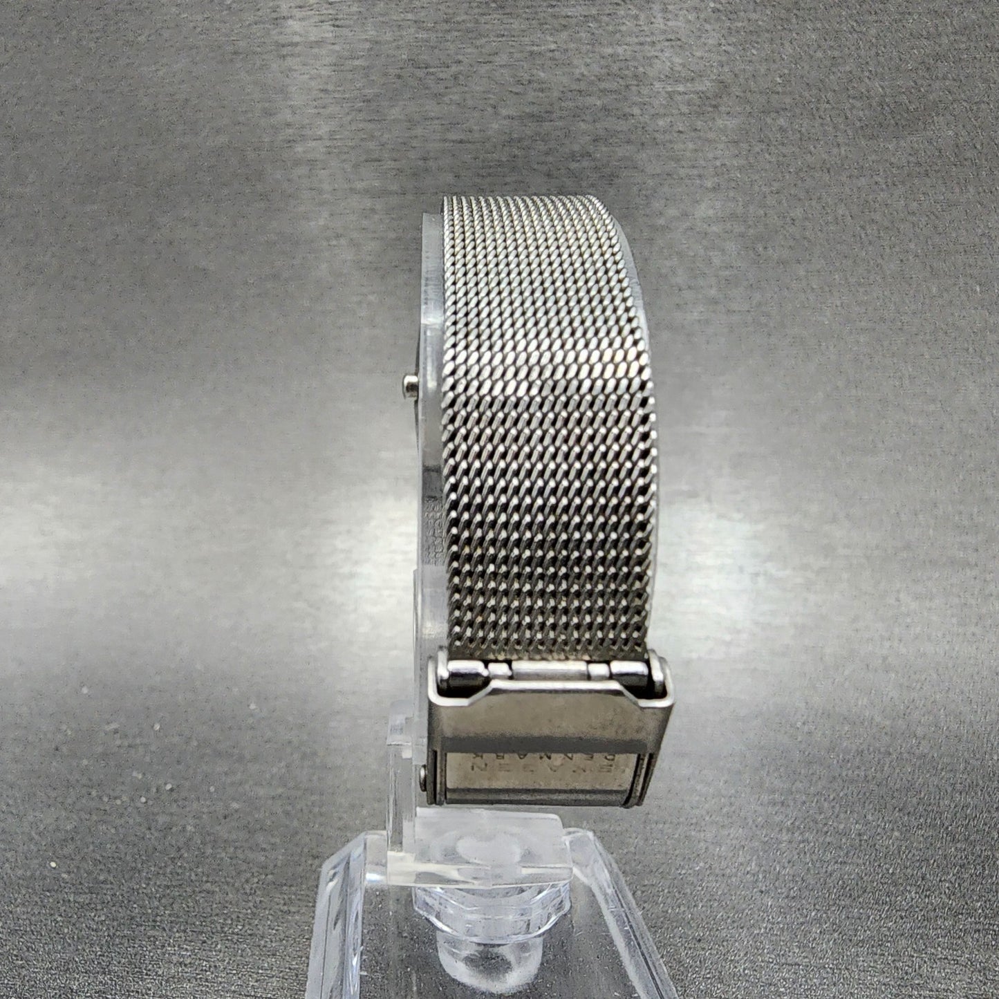 Skagen Watch Women 16mm MOP Dial Silver Tone Rectangle 271SSSPMPD New battery7
