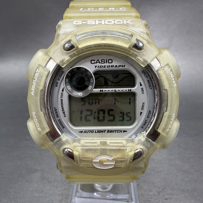 Casio G-Shock DW-8600K Watch Men 47mm Digital Clear Alarm Chrono New Battery ABC0