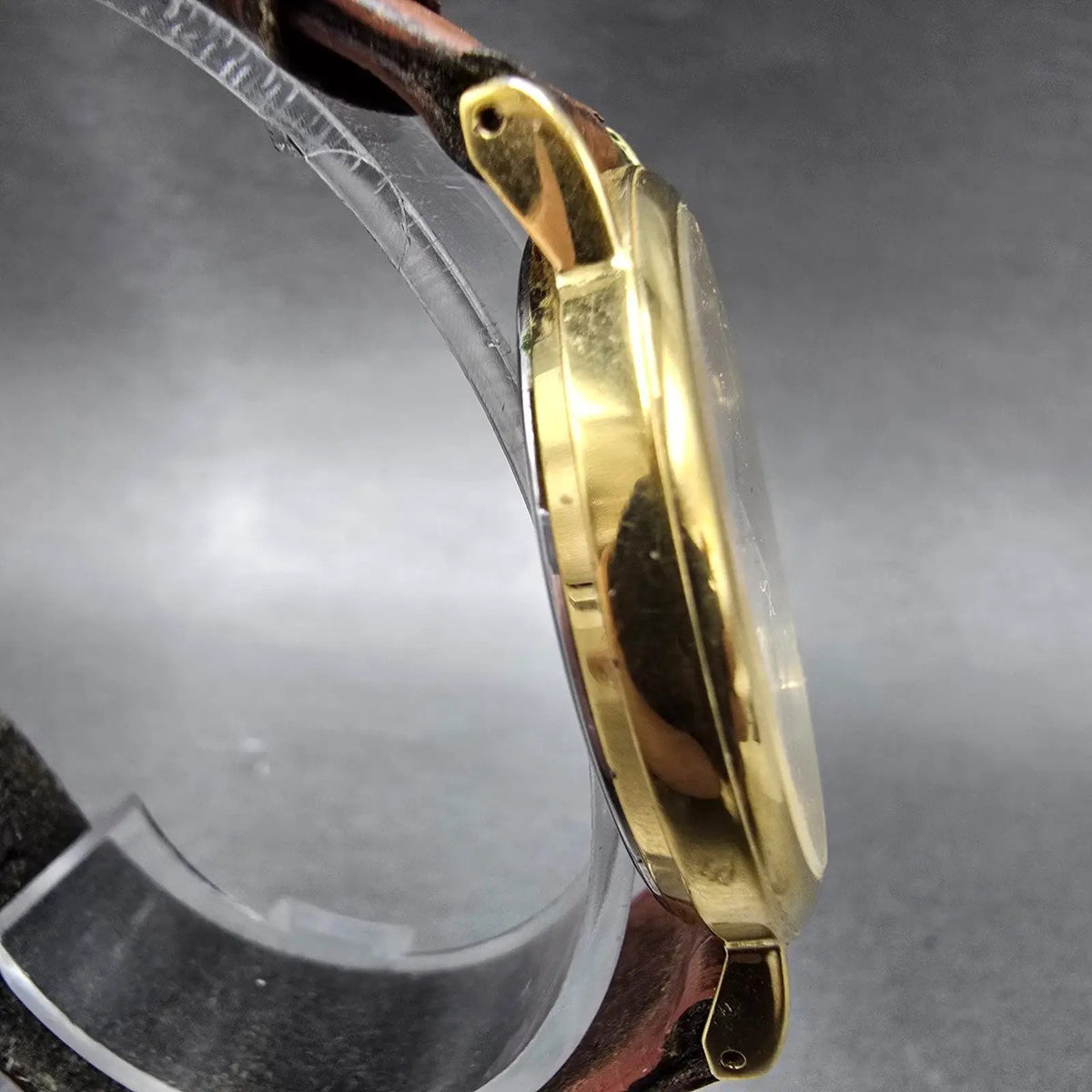 Seiko Watch Men 34mm White Cream Dial Gold Tone Date 7N22-8A09 PARTS4