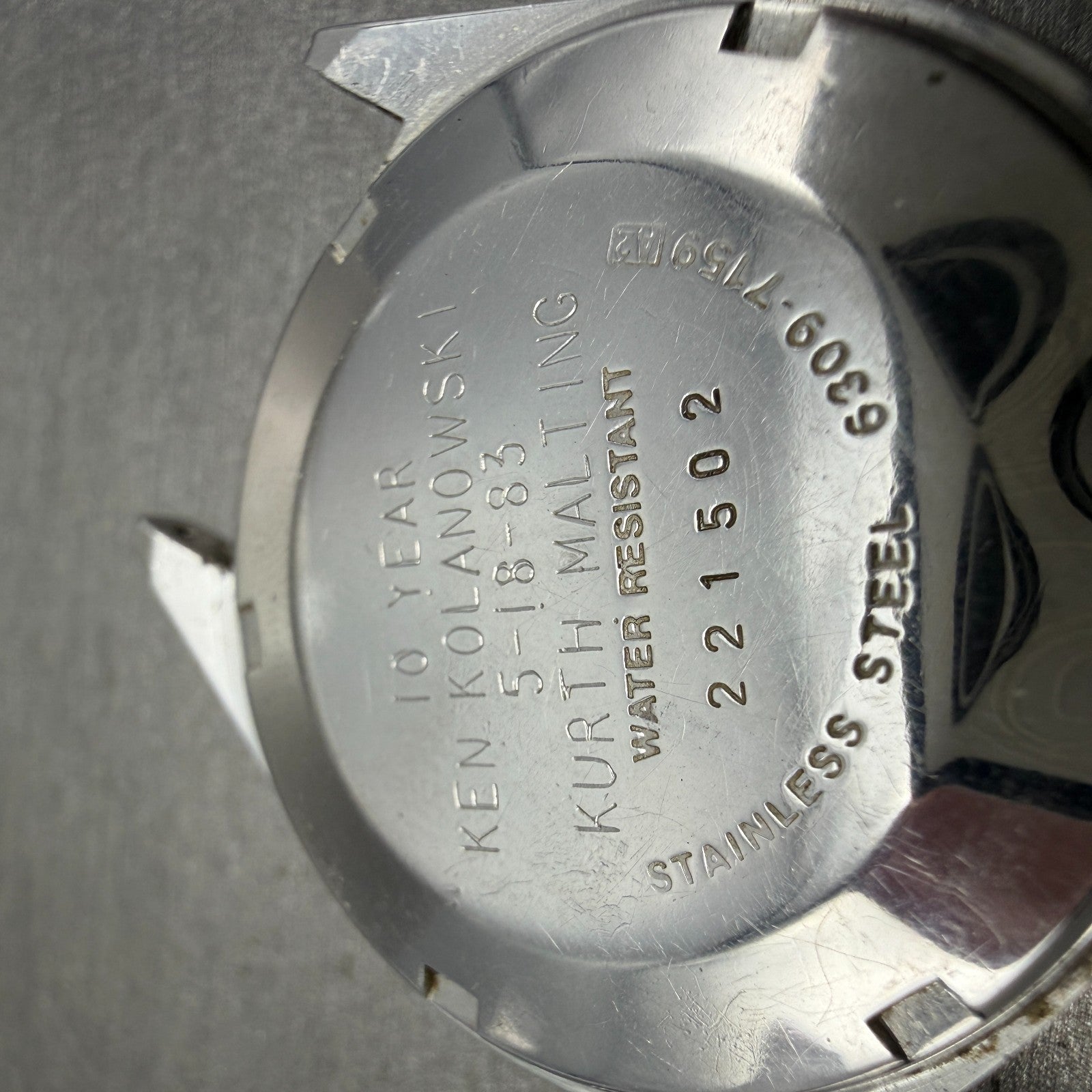Seiko Automatic Watch Men 36mm Silver Dial Silver Tone Daydate 6309-7159 PARTS8