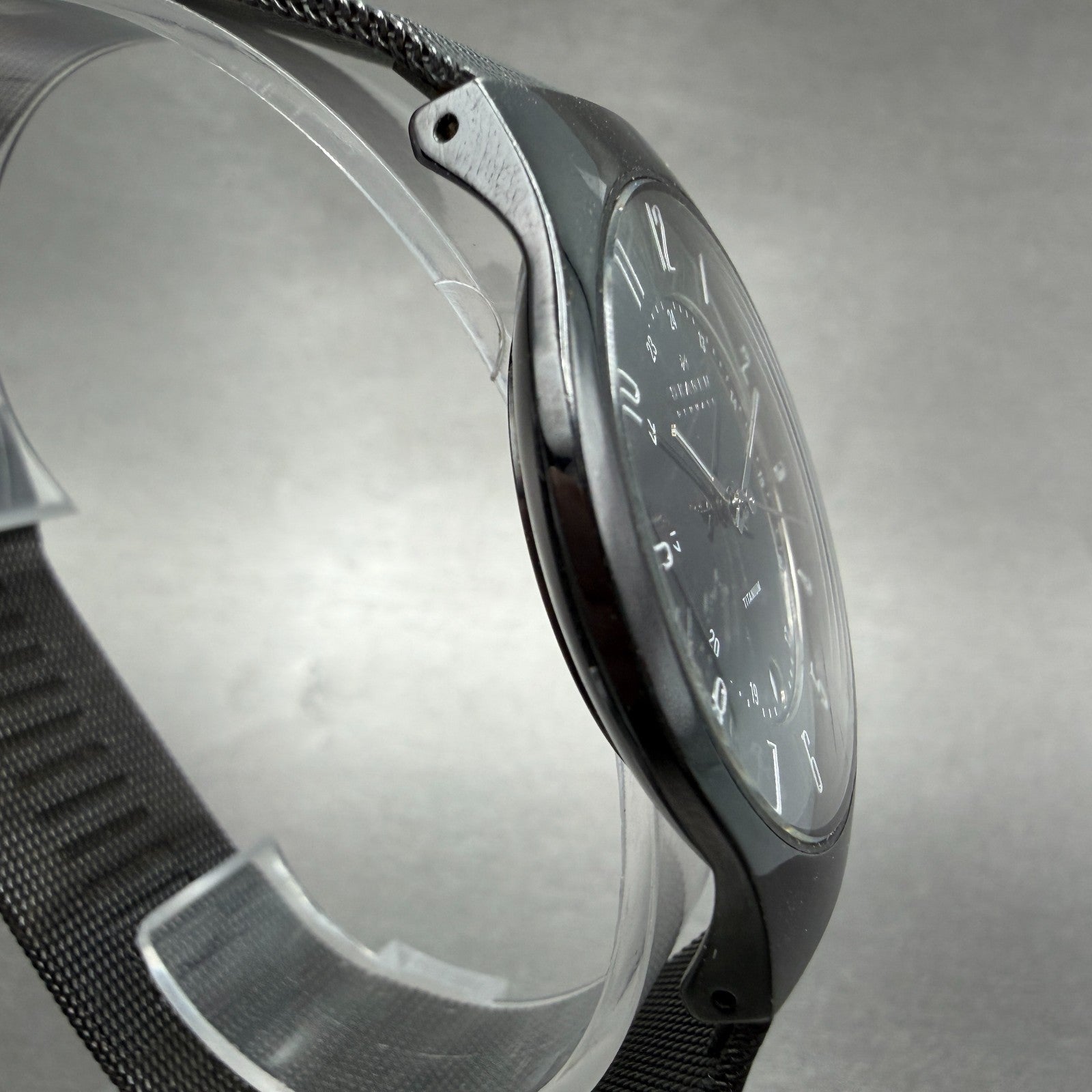 Skagen Watch Men 37mm Black Dial Black Tone Date Round 233XLMB New Battery3