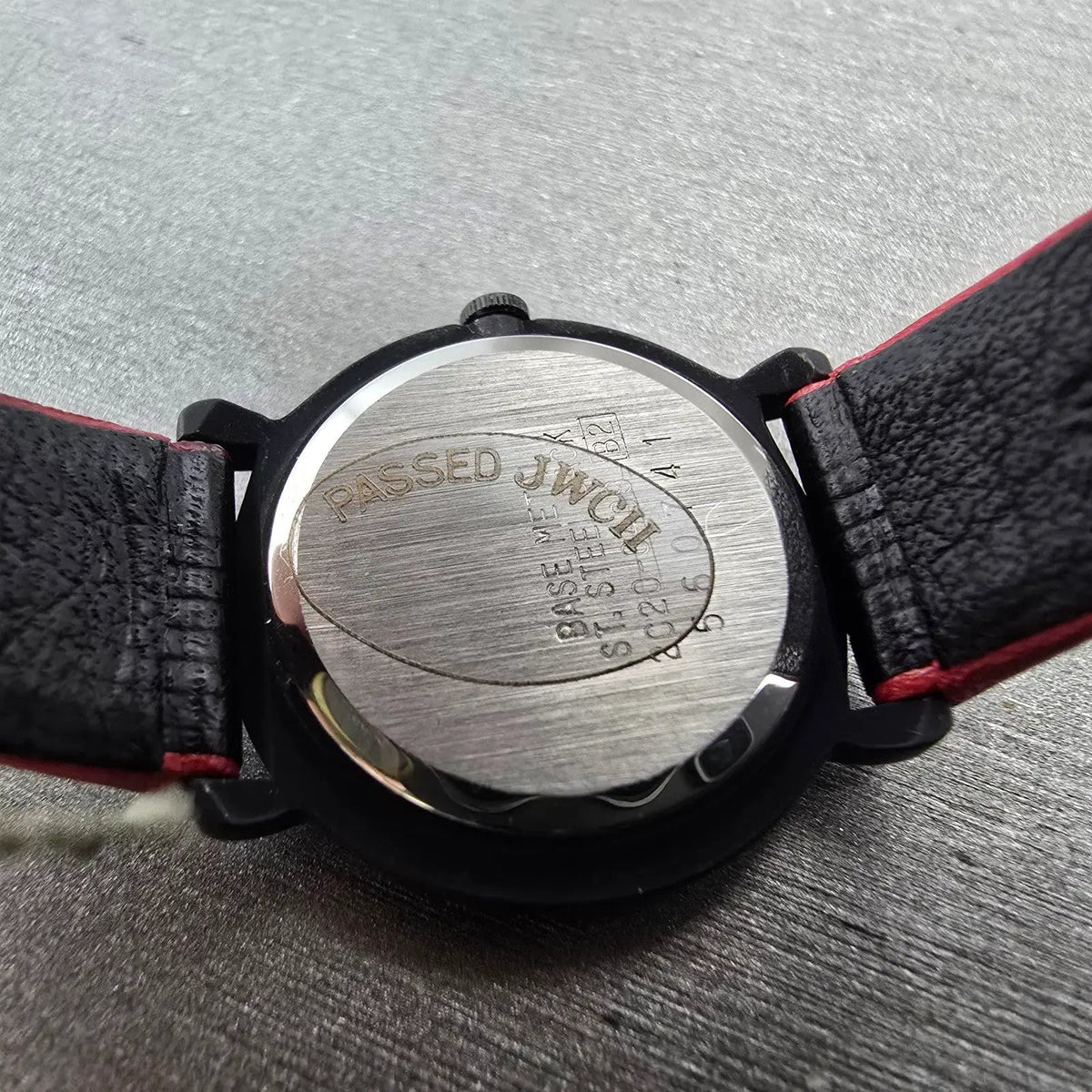 Seiko Watch Women 24mm Black Dial Black Tone Round 2c20-0409 New Battery NOS VTG9