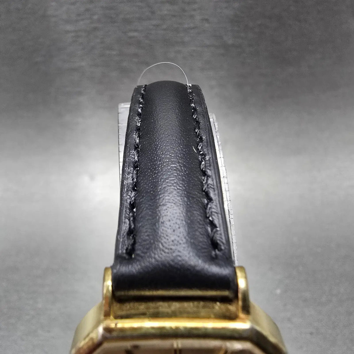 Seiko Tank Watch Women 22mm Champagne Dial Gold Plated 16-6030 New Battery VTG4