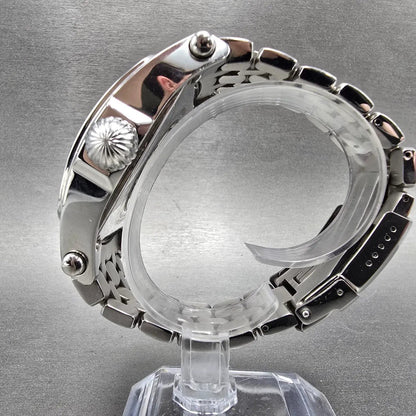 Invicta Lupha Watch Men 48mm Skeleton Dial Silver Tone Manual Wind 1252 Runs6