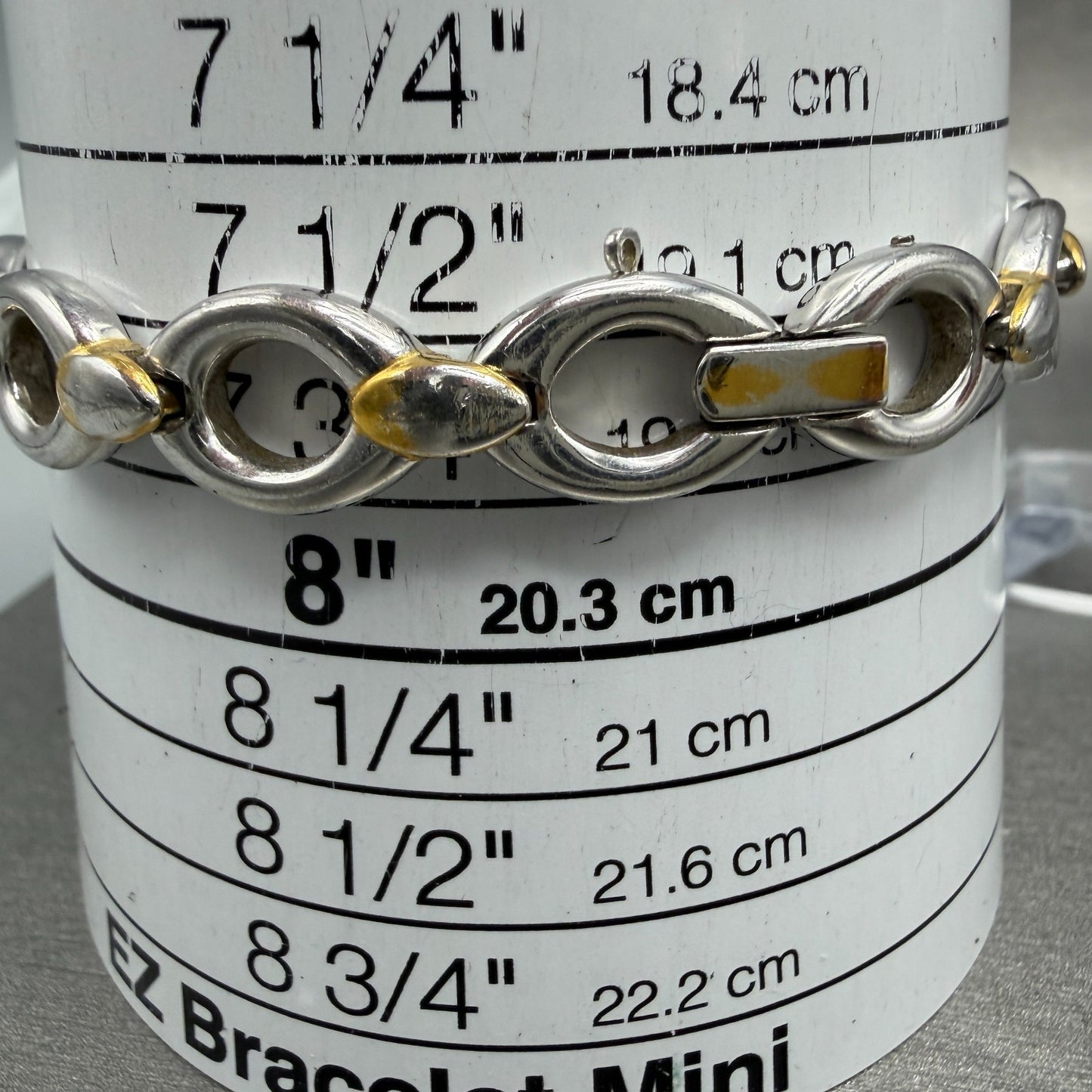 Seiko Watch Women 17mm White Dal Two Tone Oval 2E20-5450 New Battery Vintage10