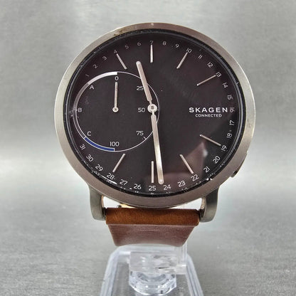 Skagen Connected Watch Men 42mm Gray Dial Silver Tone SKT1104 New Battery5