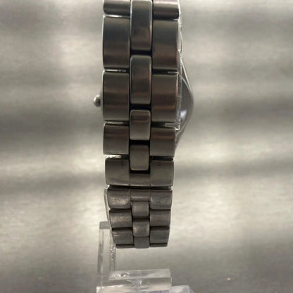 Seiko Lukia Watch Women 32mm Black Dial Silver Tone Daydate 5Y89-0A10 New Batt7