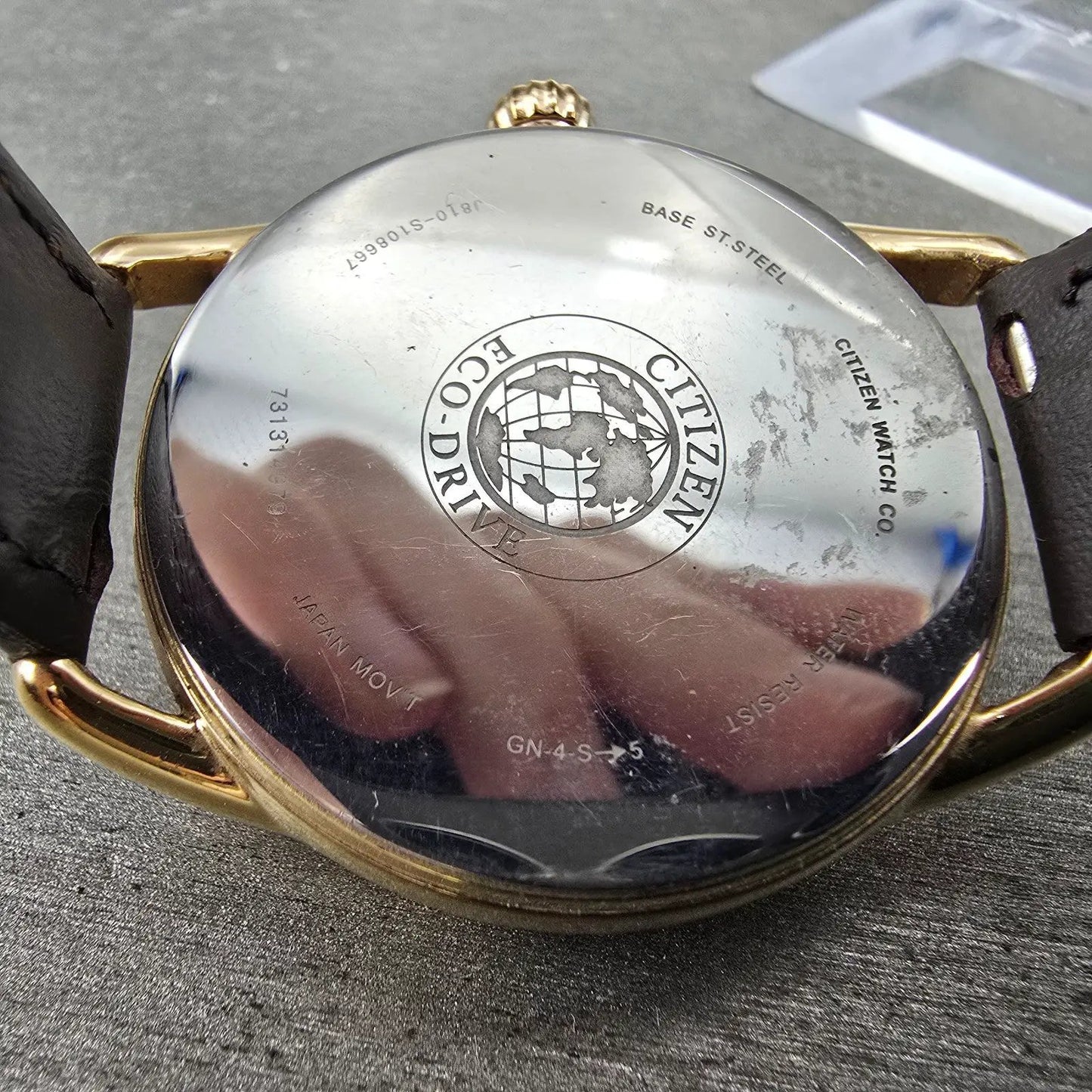 Citizen Eco-Drive Watch Women 36mm Champagne Dial Gold Tone J810-S108667 Runs9