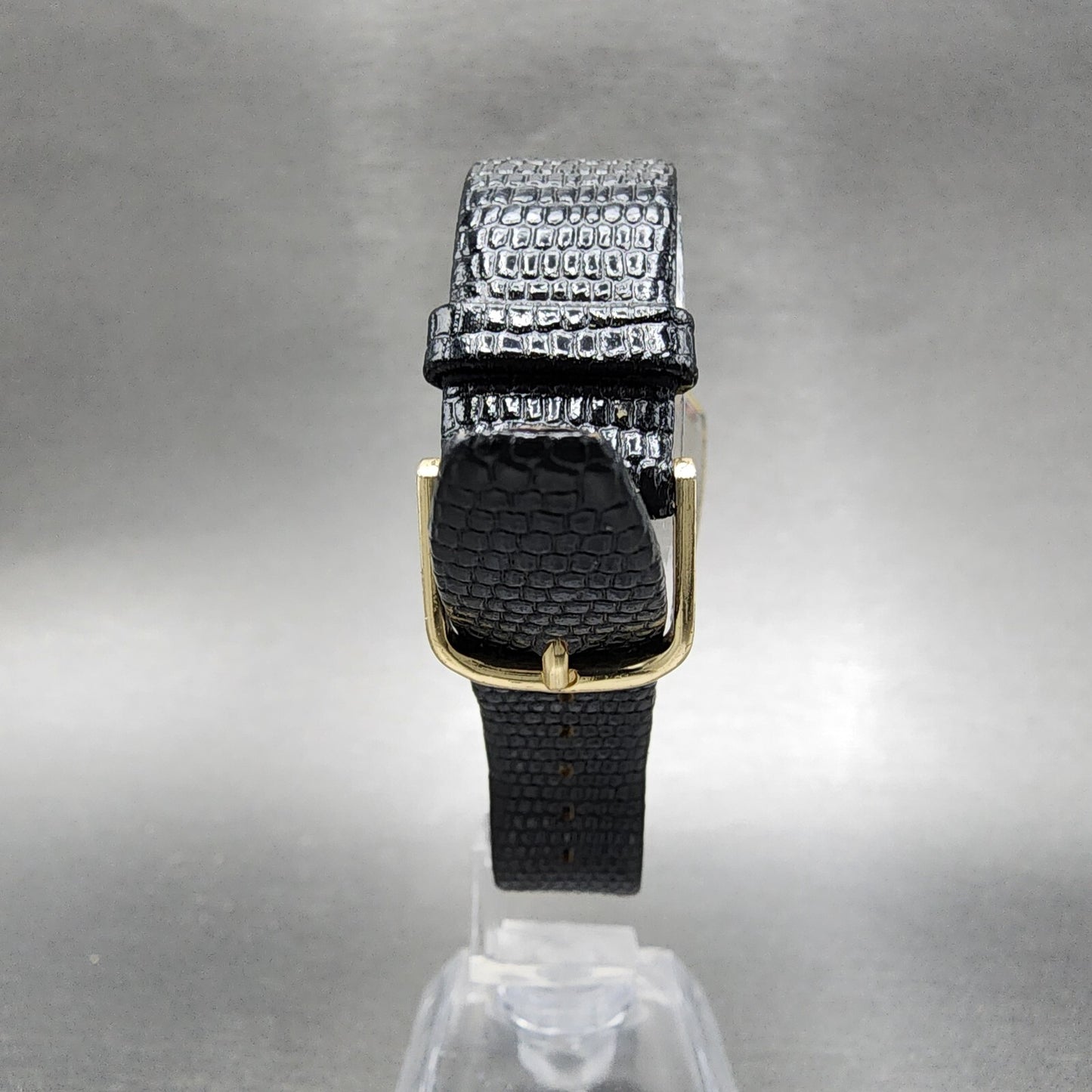 Pulsar Watch Men 30mm Champagne Dial Gold Tone Octagon Y100-5419 New Battery