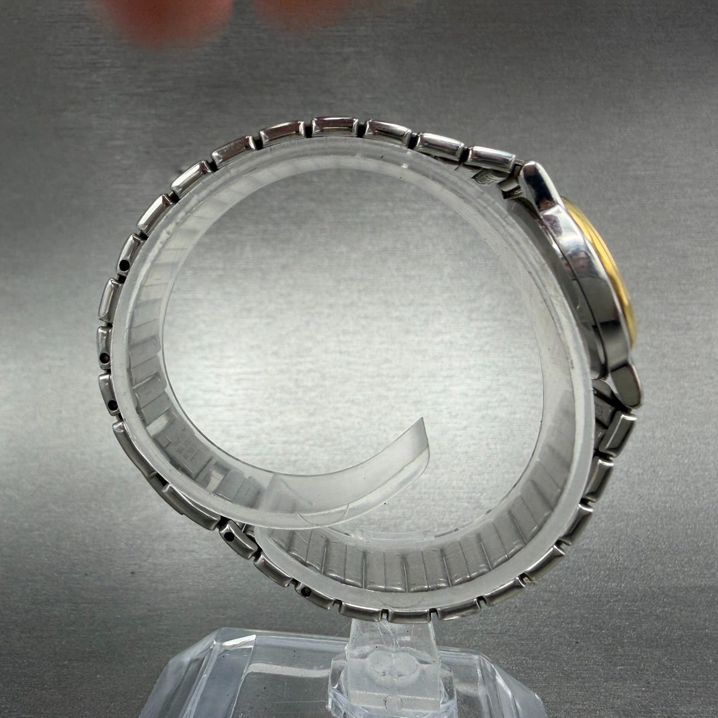 Seiko Watch Women 22mm Silver Dial Two Tone Round Vinatge 7321-0180 New Battery8