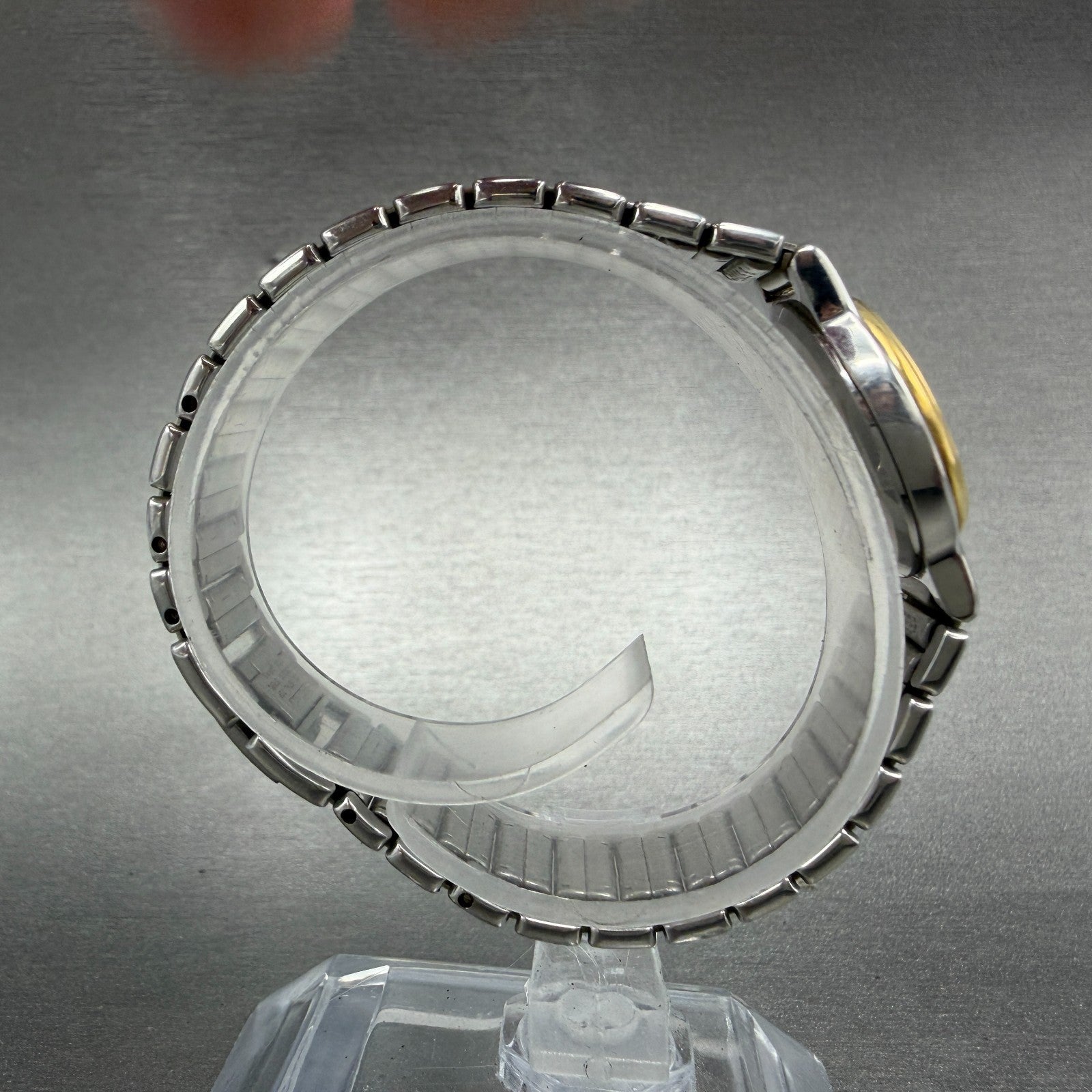Seiko Watch Women 22mm Silver Dial Two Tone Round Vinatge 7321-0180 New Battery8