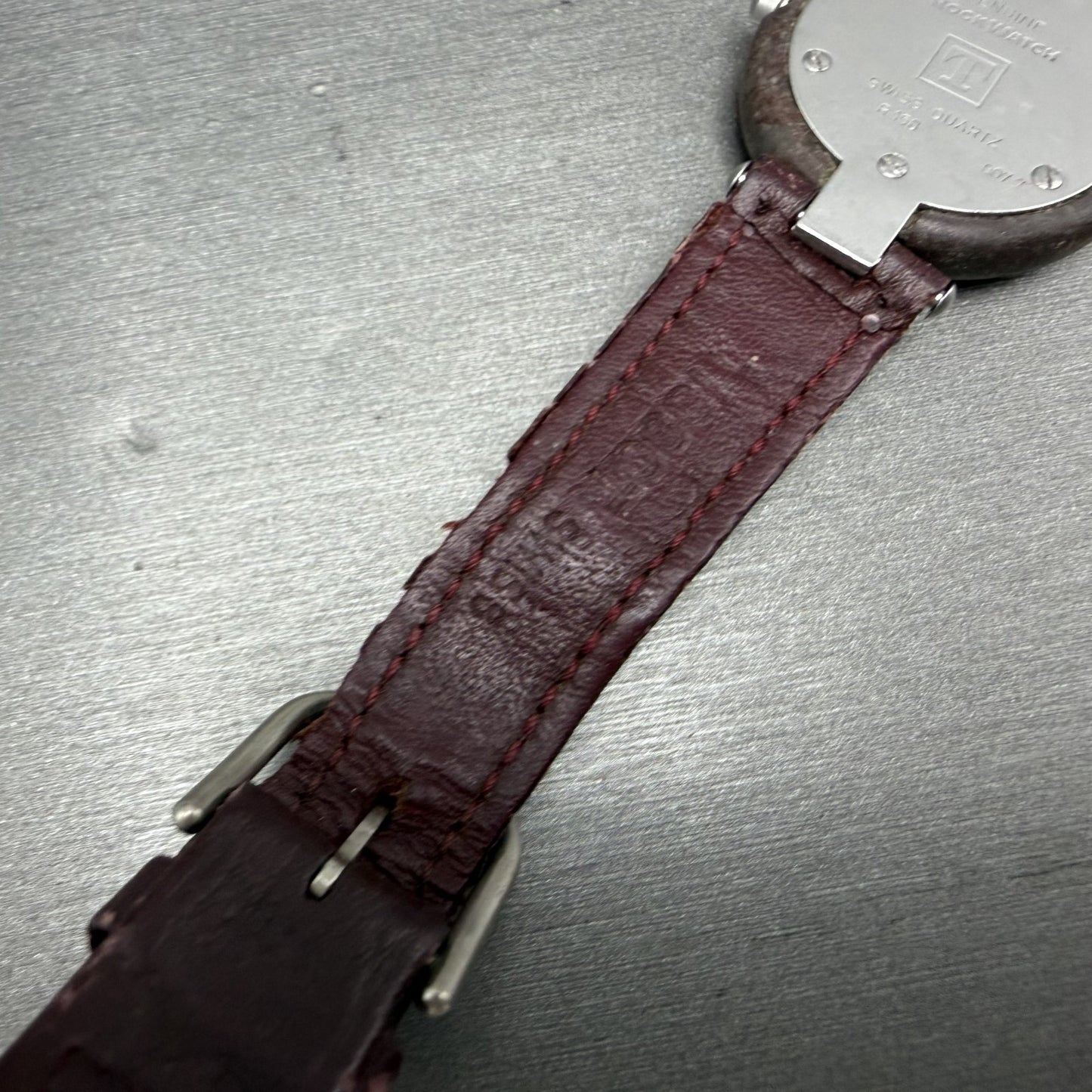 Tissot Rock Watch Women 30mm Brown Stone Dial Stone Case Round R150PARTS11