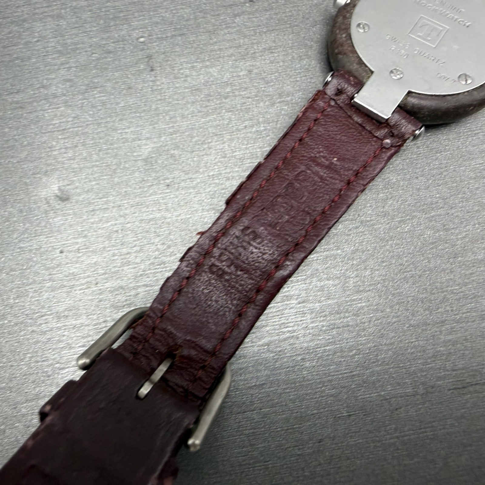 Tissot Rock Watch Women 30mm Brown Stone Dial Stone Case Round R150PARTS11