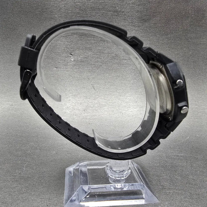 Casio TS-1000 Watch Men 39mm Black Alarm Chronograph READ!! VTG New Battery7