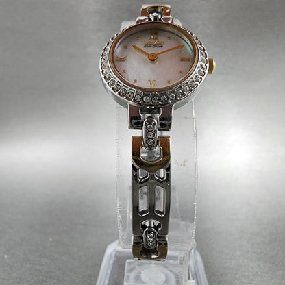 Citizen EcoDrive Watch Women 21mm MOP Dial Two Tone Round B023S011043 Runs5