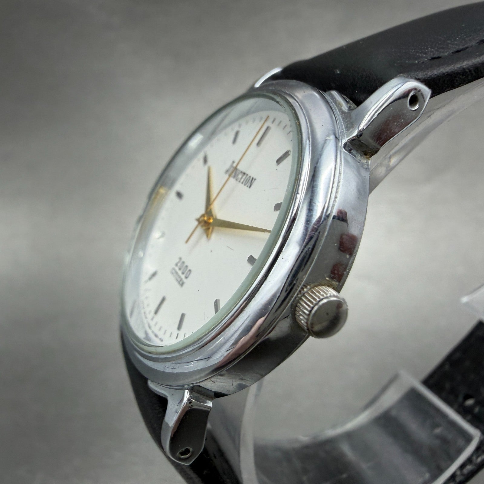 Citizen Junction Watch Unisex 32mm White Dial Silver Tone 7630-A04153 New Batt2