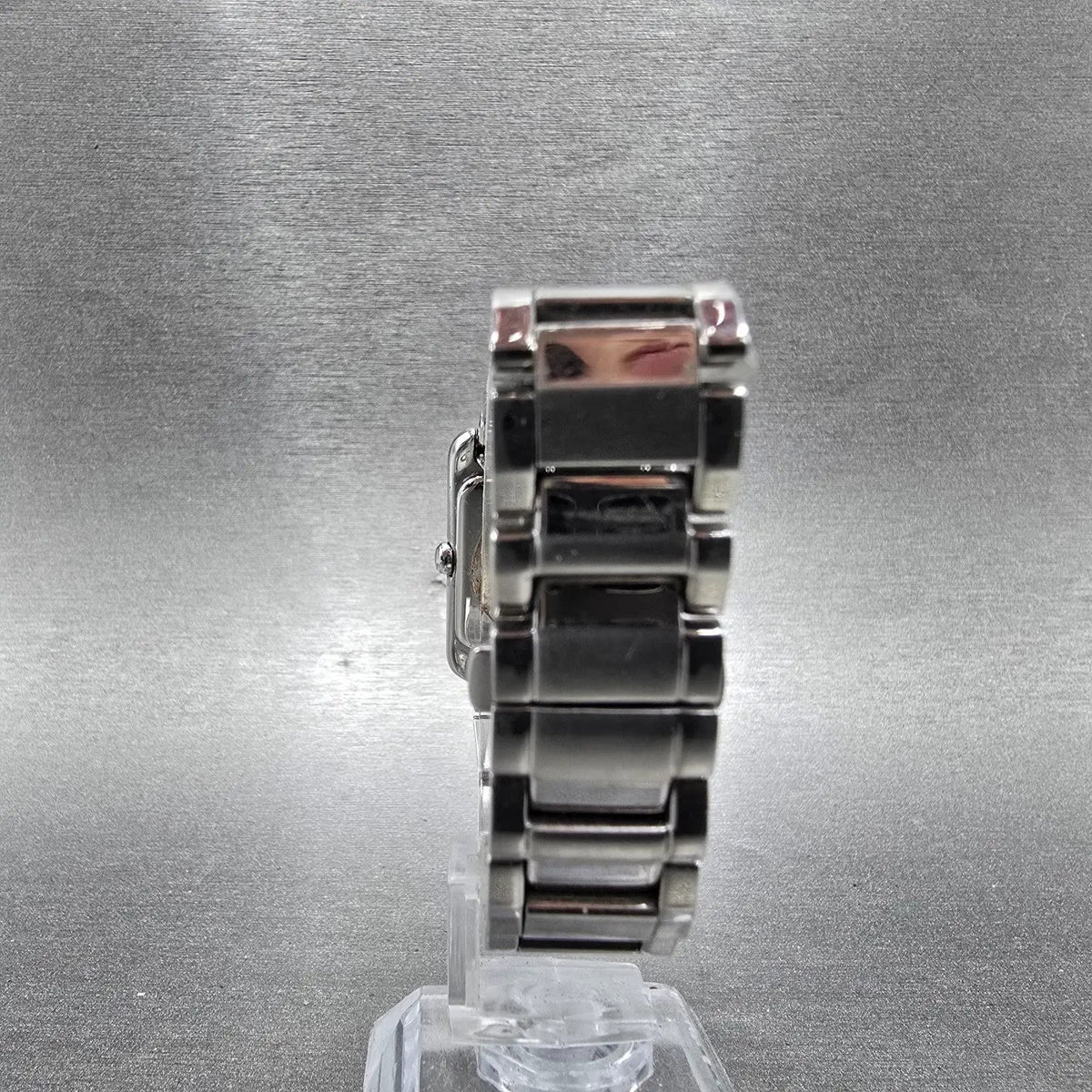 Citizen Bianca Eco-Drive Tank Watch Women 22mm MOP Dial Steel Rectangle Runs7