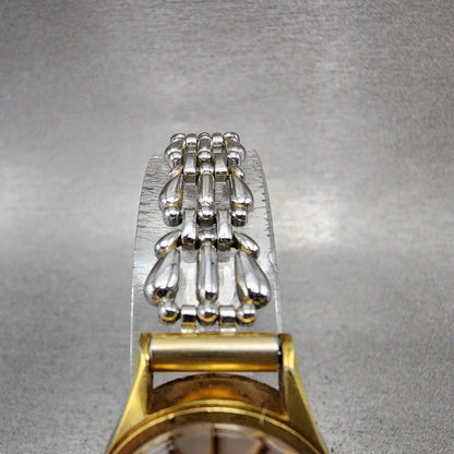 Citizen Claire Watch Women 22mm White Dial Gold Tone Manual Wind Runs VTG4