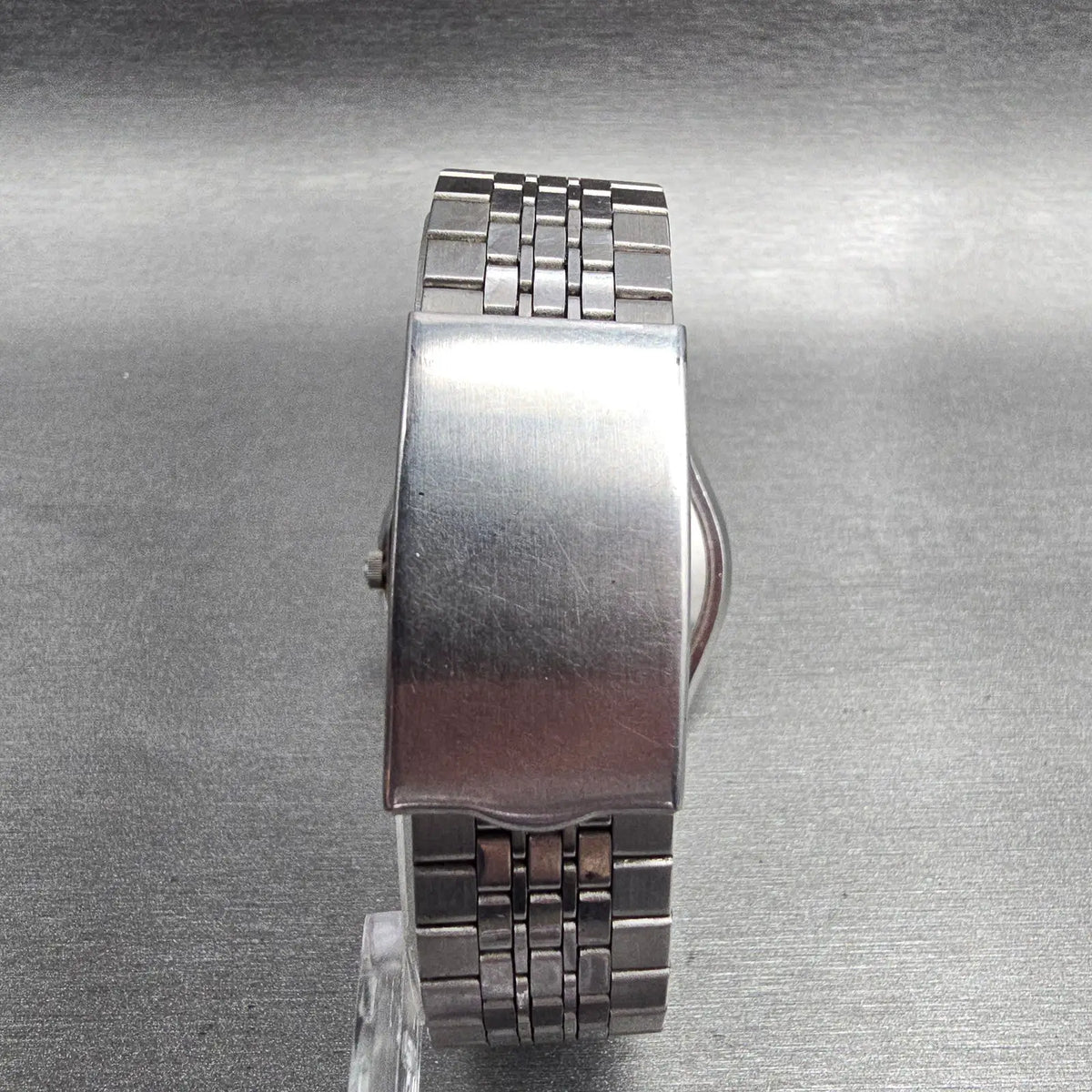 Seiko Grand Quartz Watch Men 36mm Silver Dial Silver Daydate 4842-8041 New Batt7